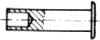 DIN 7338B Заклепка для накладок тормозной колодки и для накладок сцепления