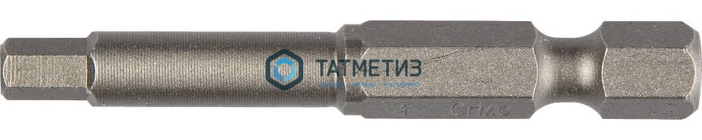 Бита HEX  5- 50, магнит, S2 "Quadro Torsion" (10 шт/уп) -  магазин крепежа «ТАТМЕТИЗ»