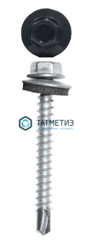 Саморез окраш.кров. 4,8х50 (51) /7024/ DAXMER MS (10х150) -  магазин «ТАТМЕТИЗ»