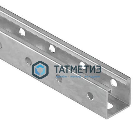 Профиль монтажный Strut с зубчат.накаткой MS 414120 S14/2D11Z (3м) -  магазин «ТАТМЕТИЗ»