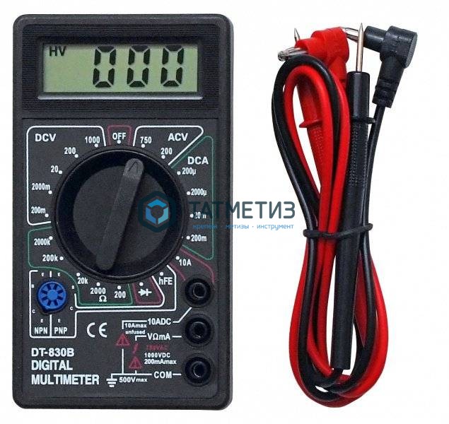 Мультиметр портативный М830В (DT830B) PROconnect | «ТАТМЕТИЗ» Мультиметр портативный М830В (DT830B) PROconnect - магазин крепежа «ТАТМЕТИЗ»