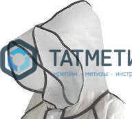 Плащ-дождевик прочный на кнопках, EVA, ПРОЗРАЧНЫЙ с черным кантом, 120 мк, с карманами, Nadzor/20 -  магазин «ТАТМЕТИЗ»