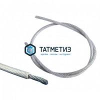 Трос с ПВХ стальной оц.10-8 (200 м/бух) | «ТАТМЕТИЗ» Трос с ПВХ стальной оц.10-8 (200 м/бух) - магазин крепежа «ТАТМЕТИЗ»