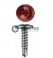 Саморез п/ш сверло 4,2x25 RAL 3005 | «ТАТМЕТИЗ» Саморез п/ш сверло 4,2x25 RAL 3005 - магазин крепежа «ТАТМЕТИЗ»