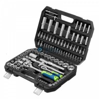 Набор инструментов, 1/2", 1/4", пластиковый кейс, 108 предметов// Сибртех -  магазин крепежа «ТАТМЕТИЗ»