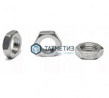 Гайка низкая DIN 439, оц М 8  (8000 шт/уп) МН -  магазин крепежа «ТАТМЕТИЗ»
