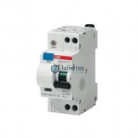 Выключатель авт.дифференциального тока 2п (1P+N) C 16А 30мА тип AC 4.5кА DSH941 R 2мод. ABB -  магазин крепежа «ТАТМЕТИЗ»