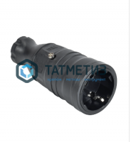 Розетка с/з каучук Omega переносная Рбп14-1-0м IP20 IEK -  магазин крепежа «ТАТМЕТИЗ»