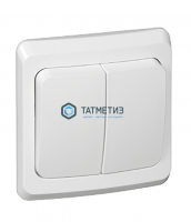 Выключатель 2-кл. СП Вега 10А IP20 BC10-2-0-ВБ бел. ИЭК EVV20-K01-10-DM -  магазин крепежа «ТАТМЕТИЗ»