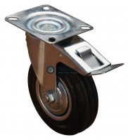 Колесо поворотное с площадкой и тормозом d 125 мм -  магазин крепежа «ТАТМЕТИЗ»