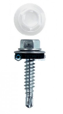 Саморез окраш.кров. 5,5х25 /9003/ (3000 шт/уп) КК | «ТАТМЕТИЗ» Саморез окраш.кров. 5,5х25 /9003/ (3000 шт/уп) КК - магазин крепежа «ТАТМЕТИЗ»