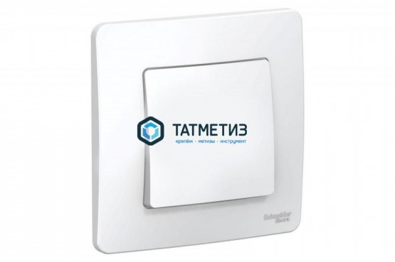 Выключатель 1-кл. ОП BLANCA, 10A IP 20, 250B, белый, с изол. пластиной -  магазин крепежа «ТАТМЕТИЗ»