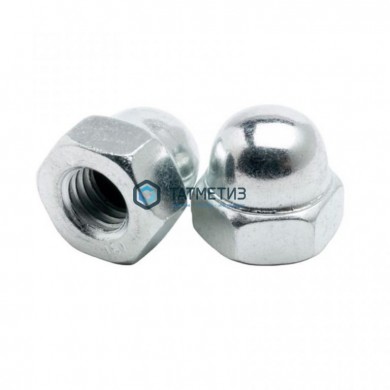Гайка колпачковая DIN 1587, оц М10 | «ТАТМЕТИЗ» Гайка колпачковая DIN 1587, оц М10 - магазин крепежа «ТАТМЕТИЗ»