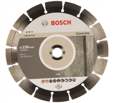 Диск алмазный сегментный 230 х 22, 23 мм BOSCH EXPERT for Concrete -  магазин крепежа  «ТАТМЕТИЗ»