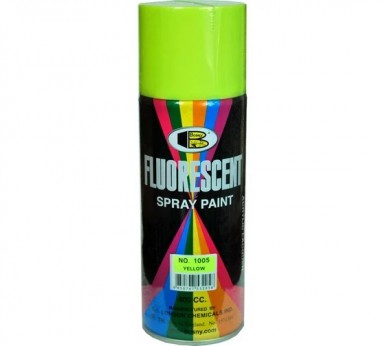 Краска аэроз. BOSNY 400 мл. №1005  ЖЕЛТЫЙ ФЛЮР -  магазин крепежа «ТАТМЕТИЗ»