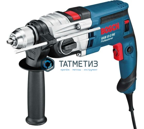 Дрель BOSCH GSB 19-2 RE (БЗП) ударная 850 Вт кейс Дрель BOSCH GSB 19-2 RE (БЗП) ударная 850 Вт кейс