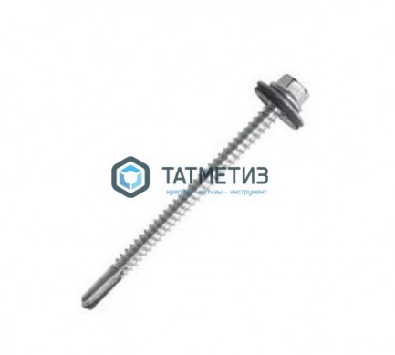 Саморез кровельный 5,5x 76 (100 шт/уп) DR | «ТАТМЕТИЗ» Саморез кровельный 5,5x 76 (100 шт/уп) DR - магазин крепежа «ТАТМЕТИЗ»